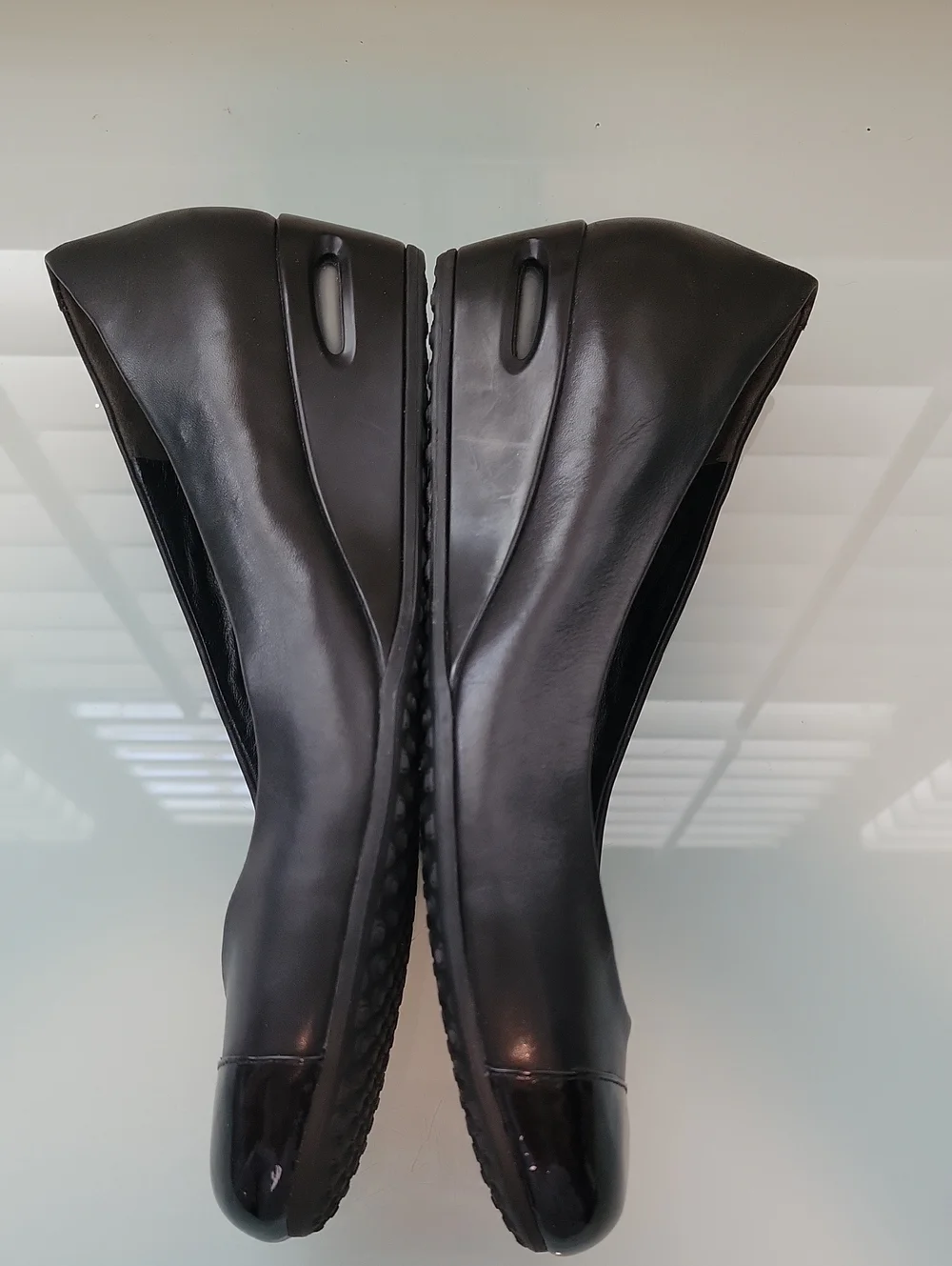 Cole Haan Black Leather Nike air heels